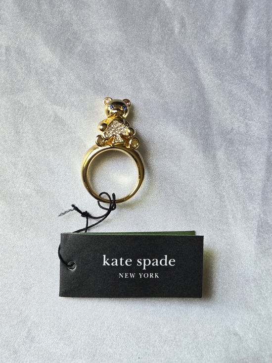 kate spade Jewelry - kate spade NWT "Oh What Fun" Spade Teddy Bear Ring 6.5